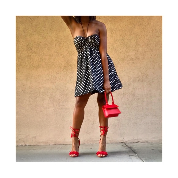 alice and olivia polka dot dress